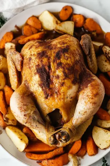 Slow Cooker Whole Chicken
