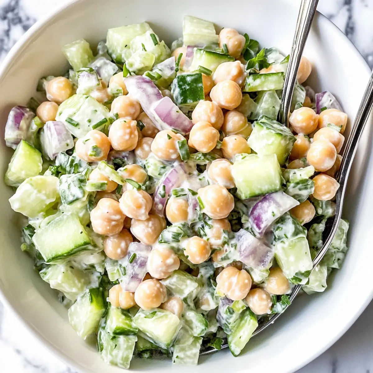 Creamy Chickpea Salad