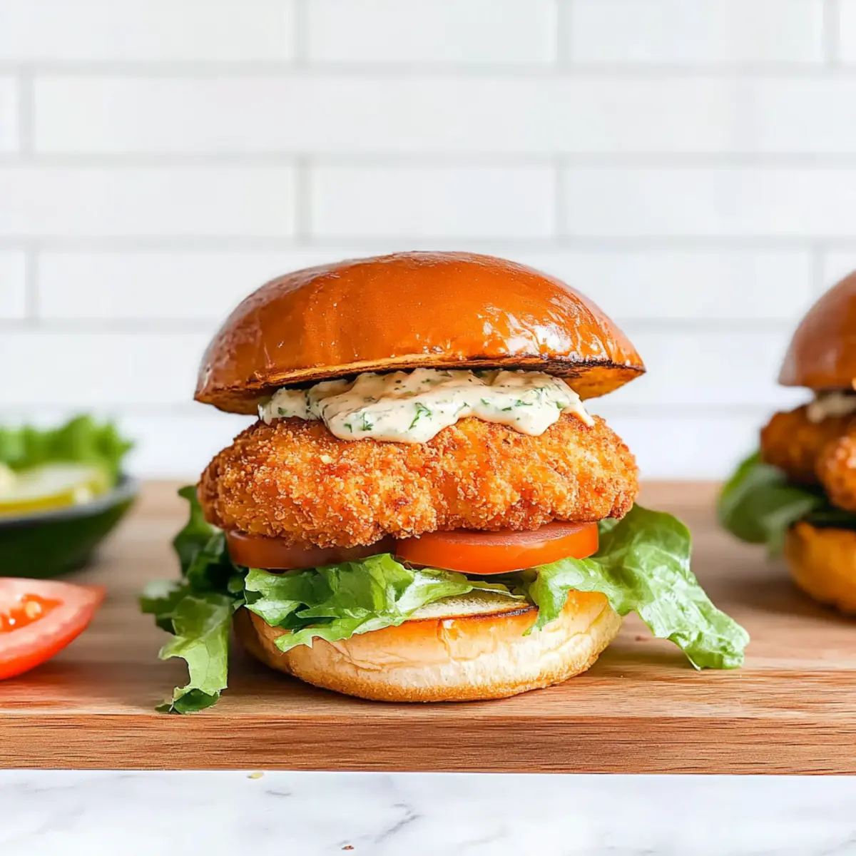 Crispy Air Fryer Chicken Burgers