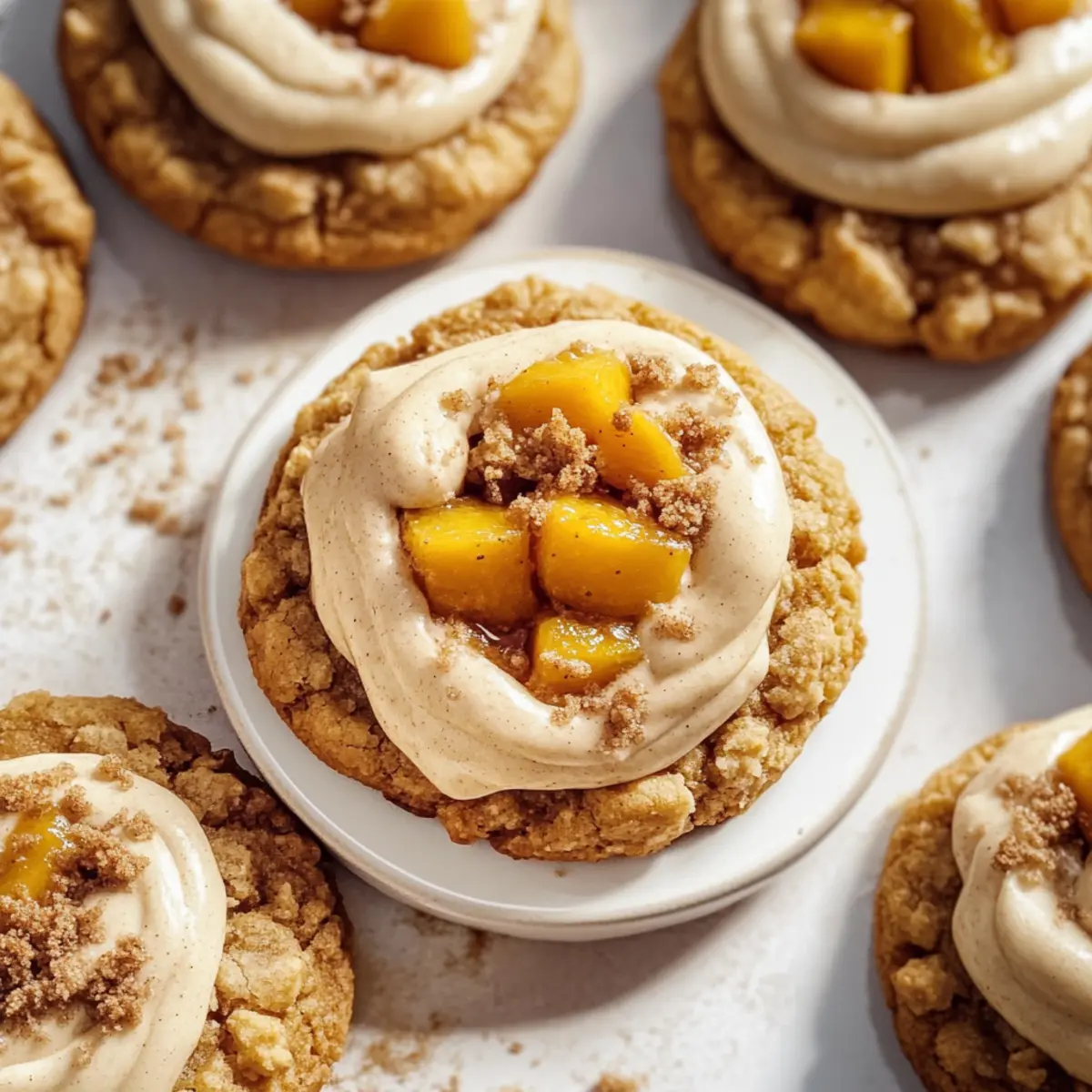 Peach Cobbler Cookies