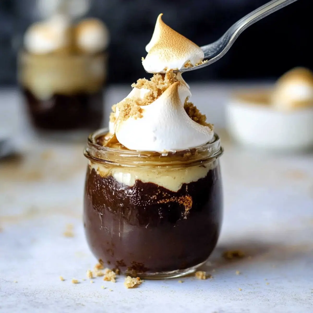 S’mores Pots De Creme