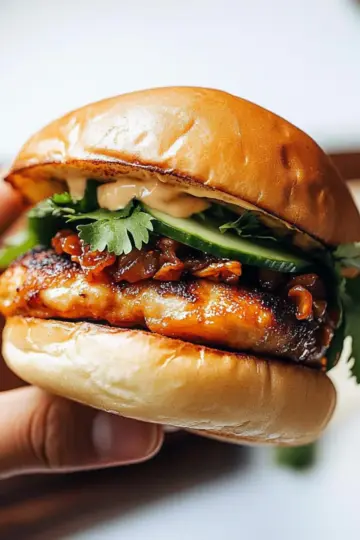 Gochujang Chicken Burgers