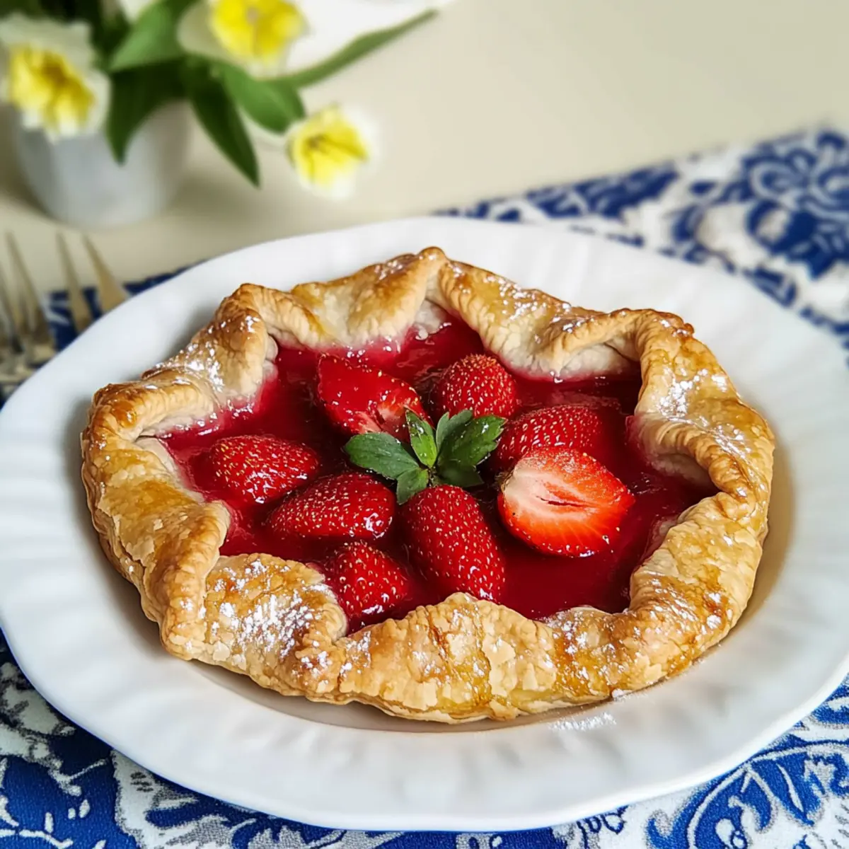 Fresh Strawberry Galettes