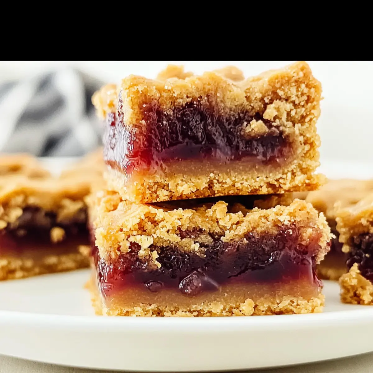 Peanut Butter and Jelly Bars