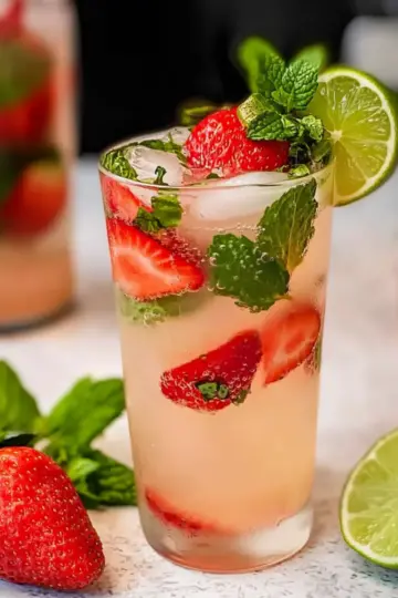 Virgin Strawberry Mojito