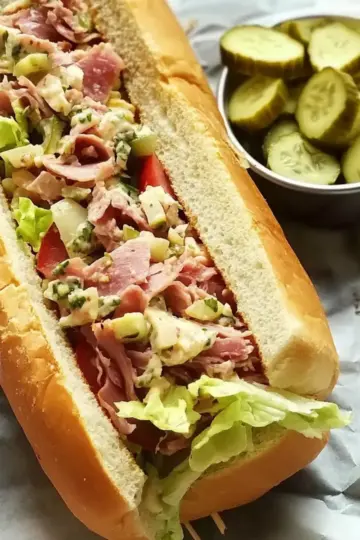 Chopped Italian Sub Sandwiches