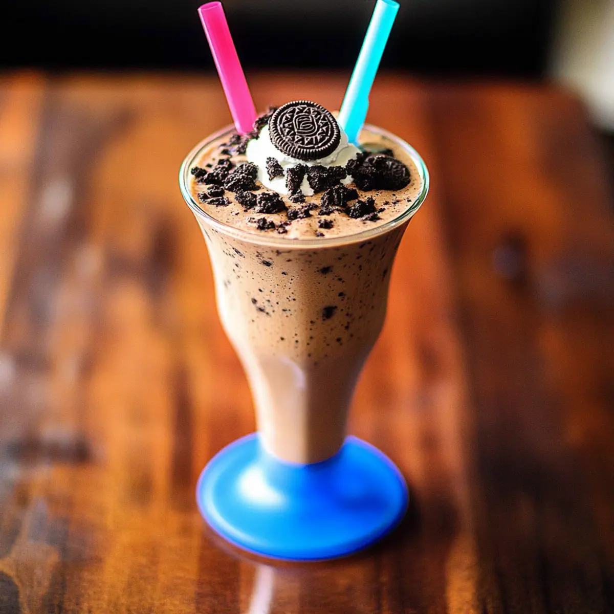 Mocha Caramel Latte Oreo Malted Milkshake