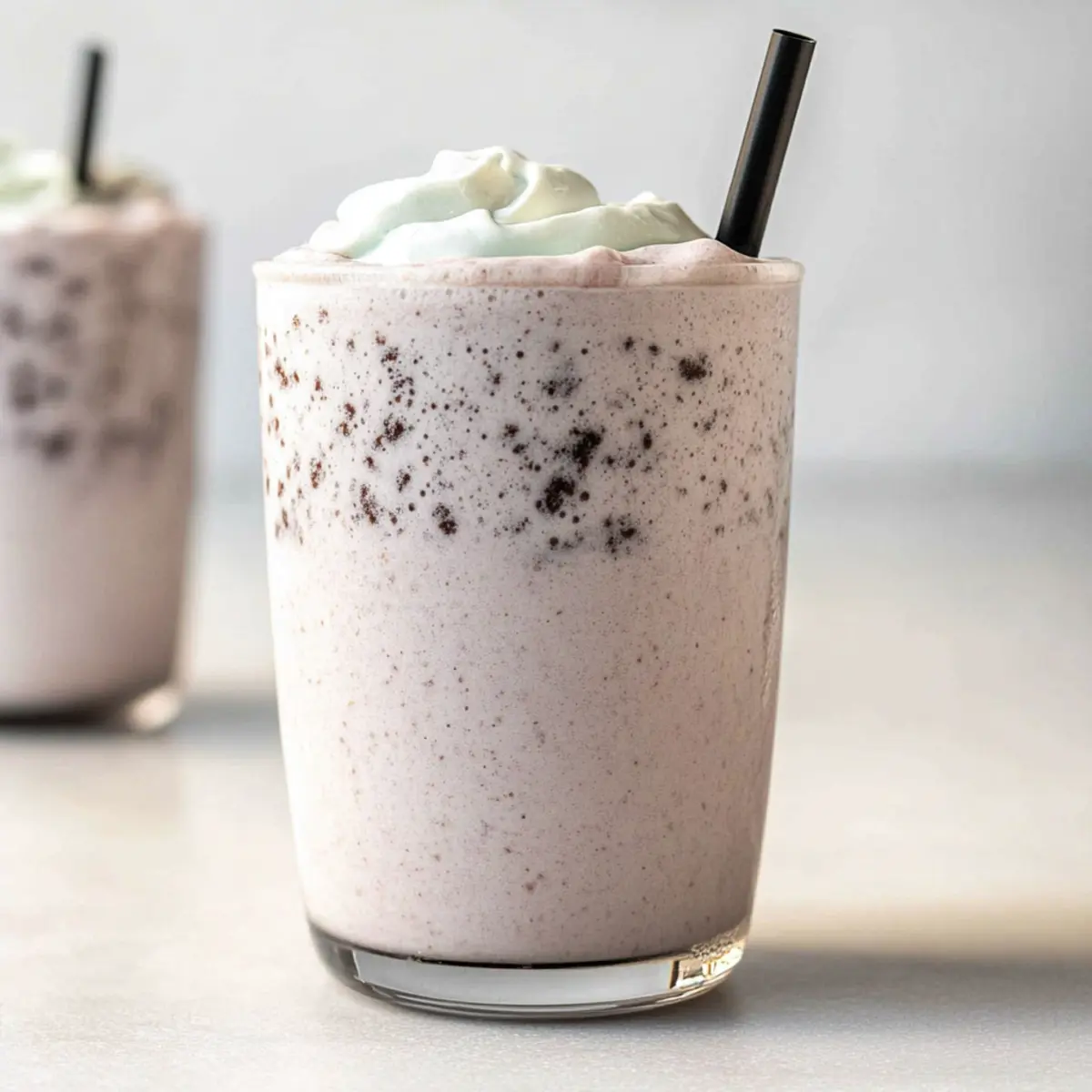 Mint Chocolate Chip Milkshake
