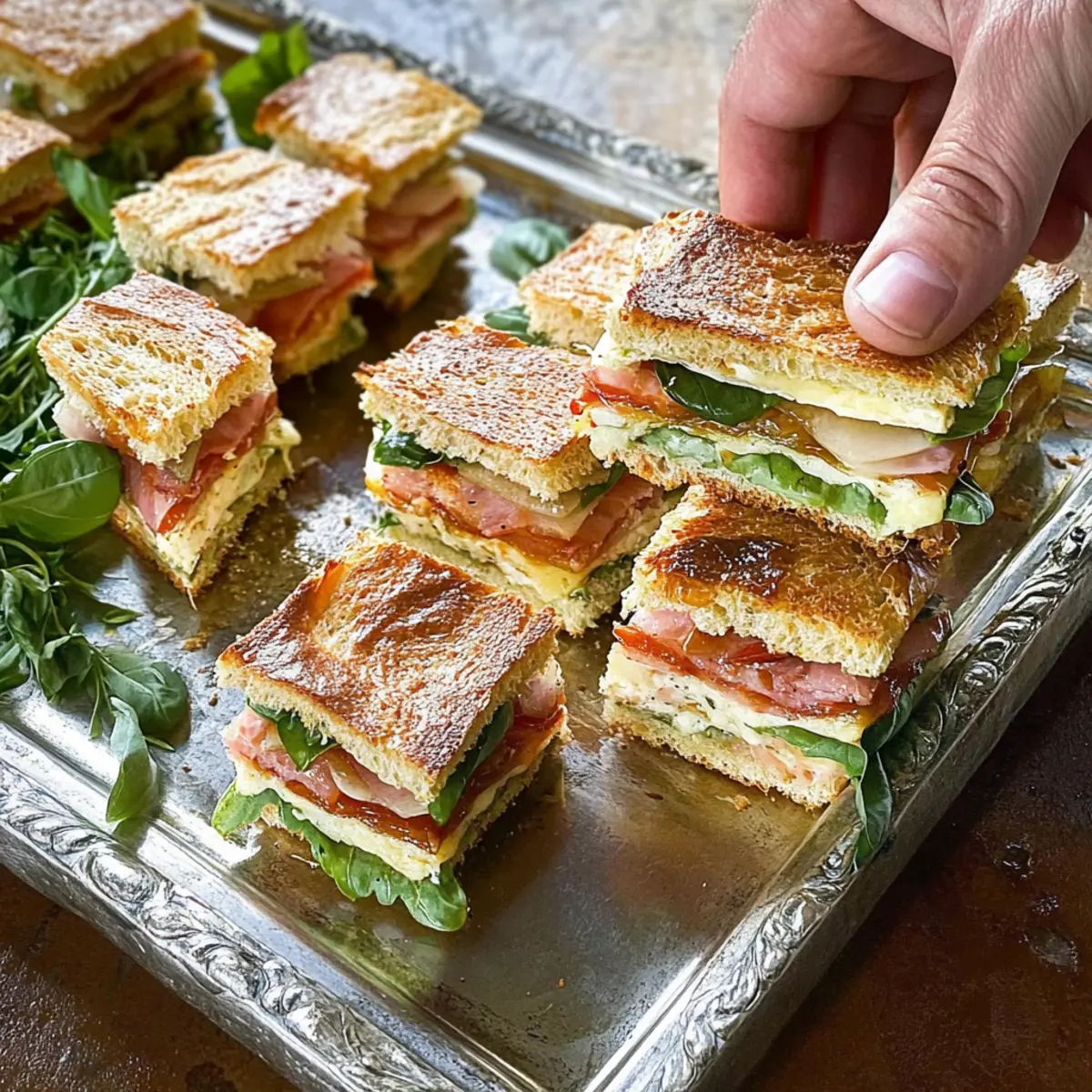 Italian Pressed-Brick Sandwich