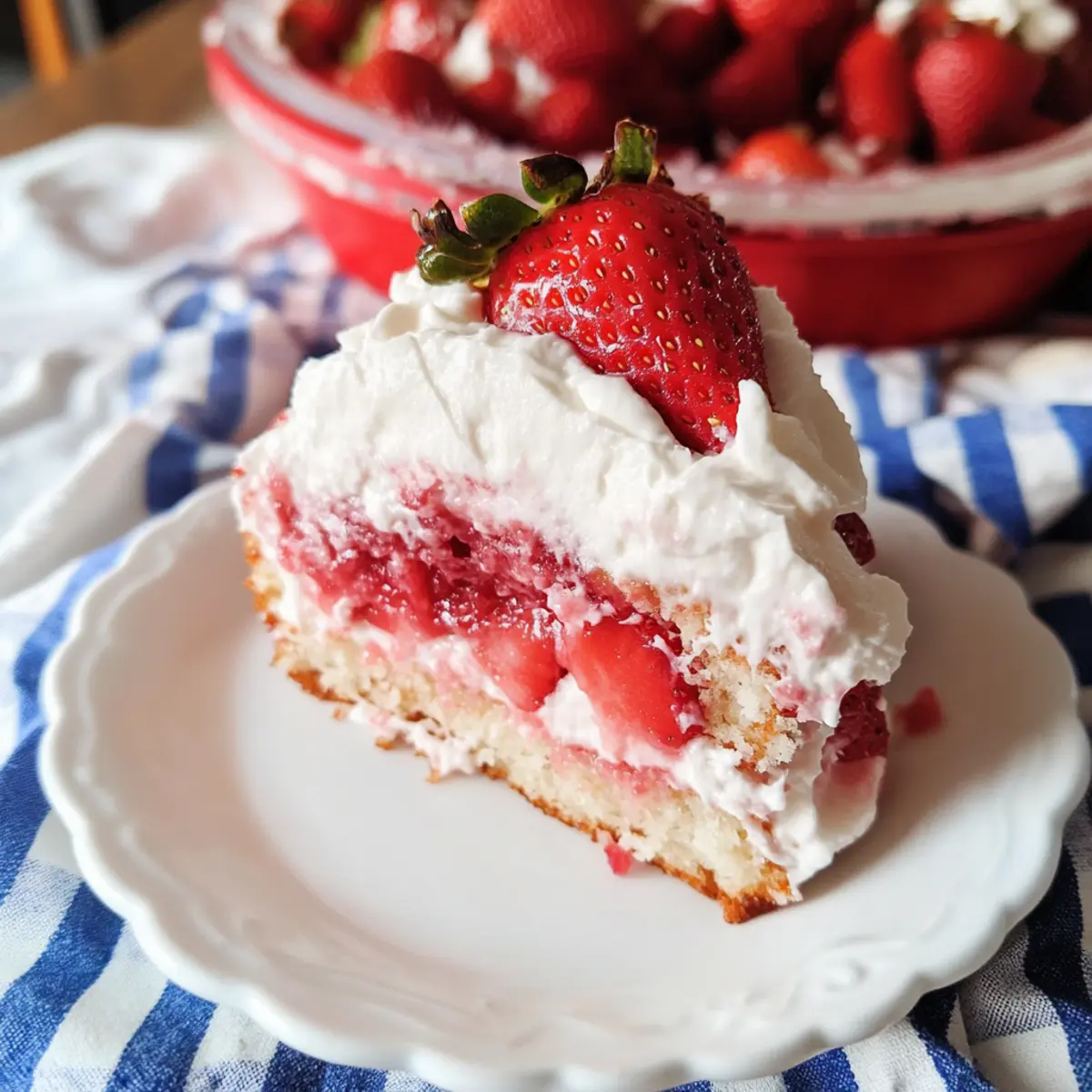 Strawberry Tres Leches Cake