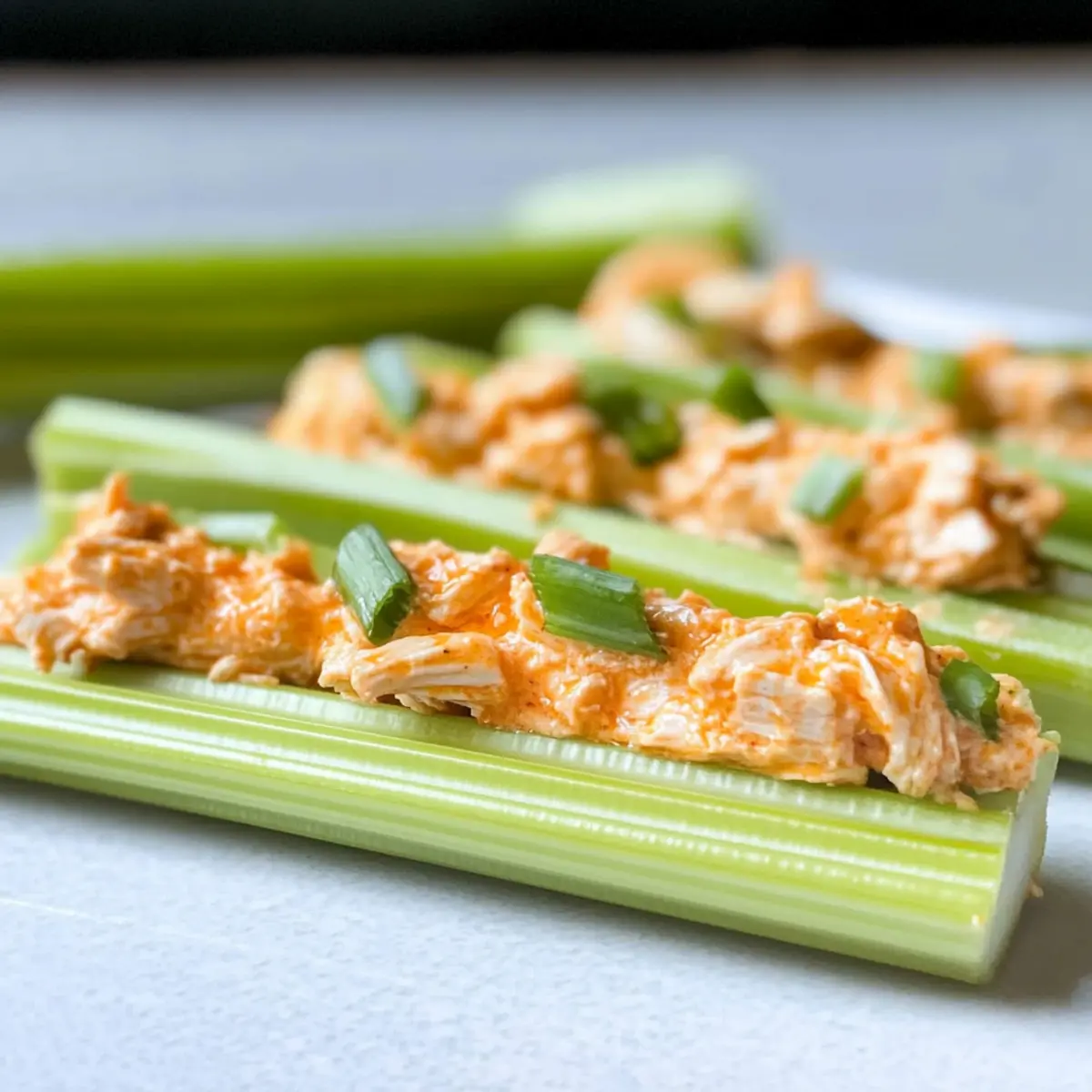 Buffalo Chicken Celery Sticks