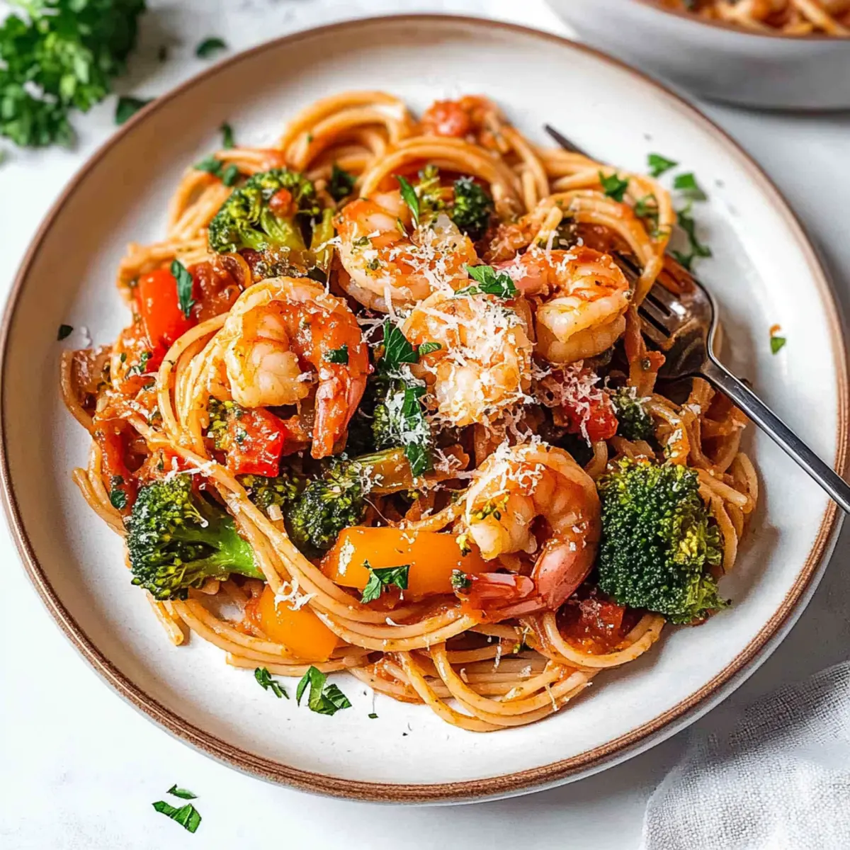 Spicy Shrimp Pasta