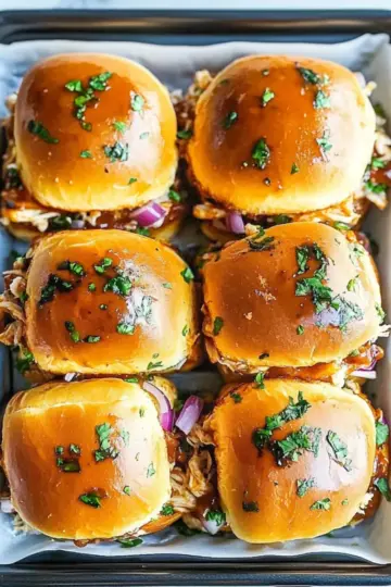 BBQ Chicken Sliders