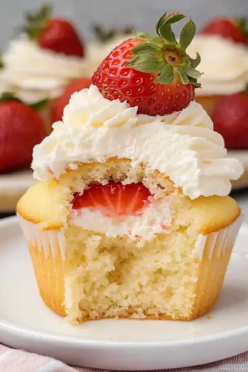 Strawberry Shortcake Cupcakes