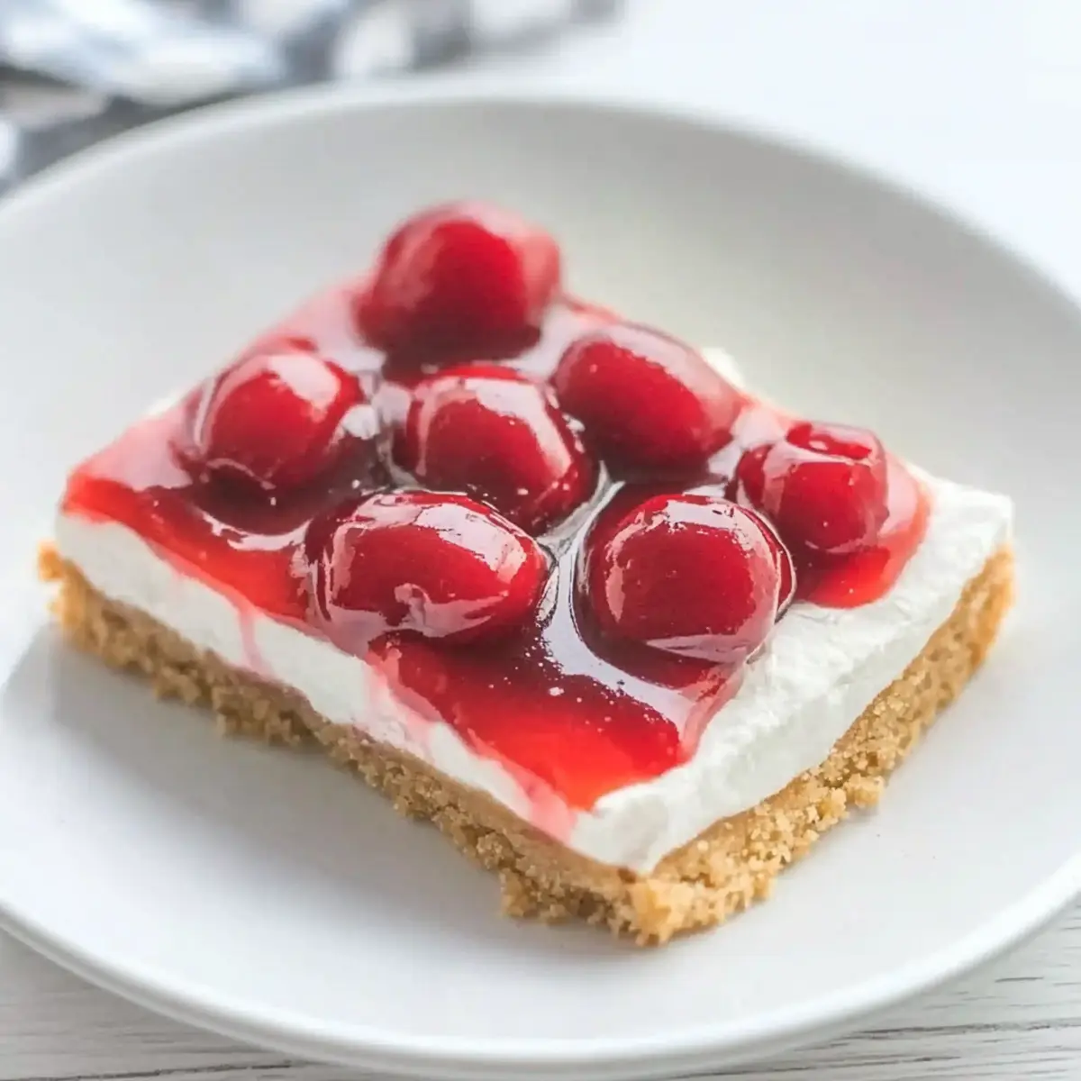 No Bake Cherry Cheesecake