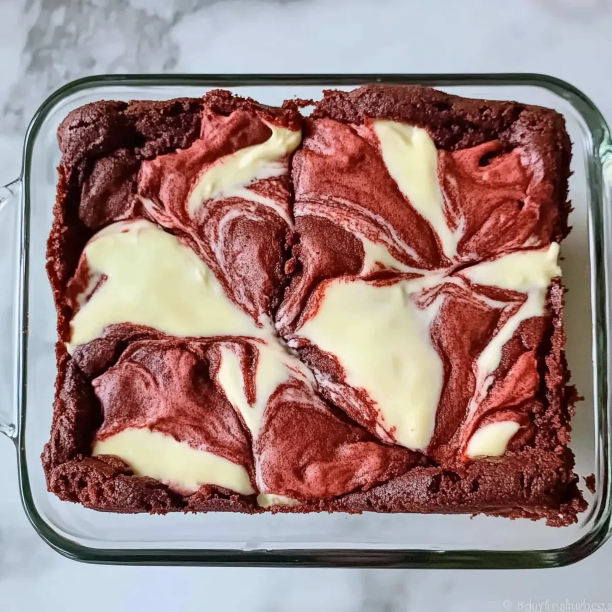 Red Velvet Cake Mix Brownies
