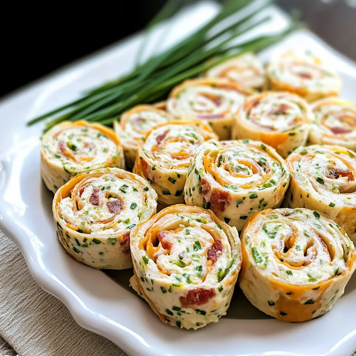 Chicken Bacon Ranch Pinwheels