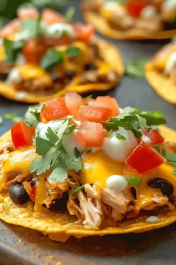 Mexican Rotisserie Chicken Tostadas