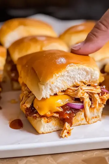 BBQ Chicken Sliders