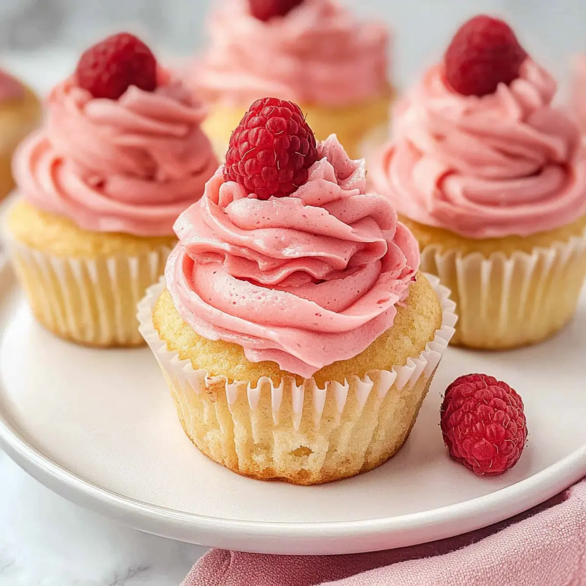 Raspberry Cupcakes
