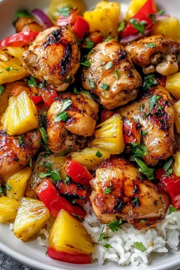 Hawaiian Chicken Sheet Pan