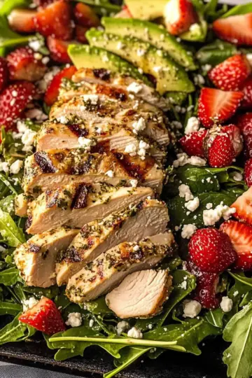 Grilled Chicken and Strawberry Salad