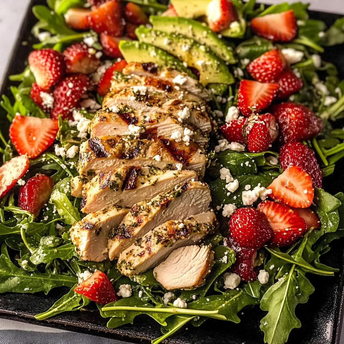 Grilled Chicken and Strawberry Salad