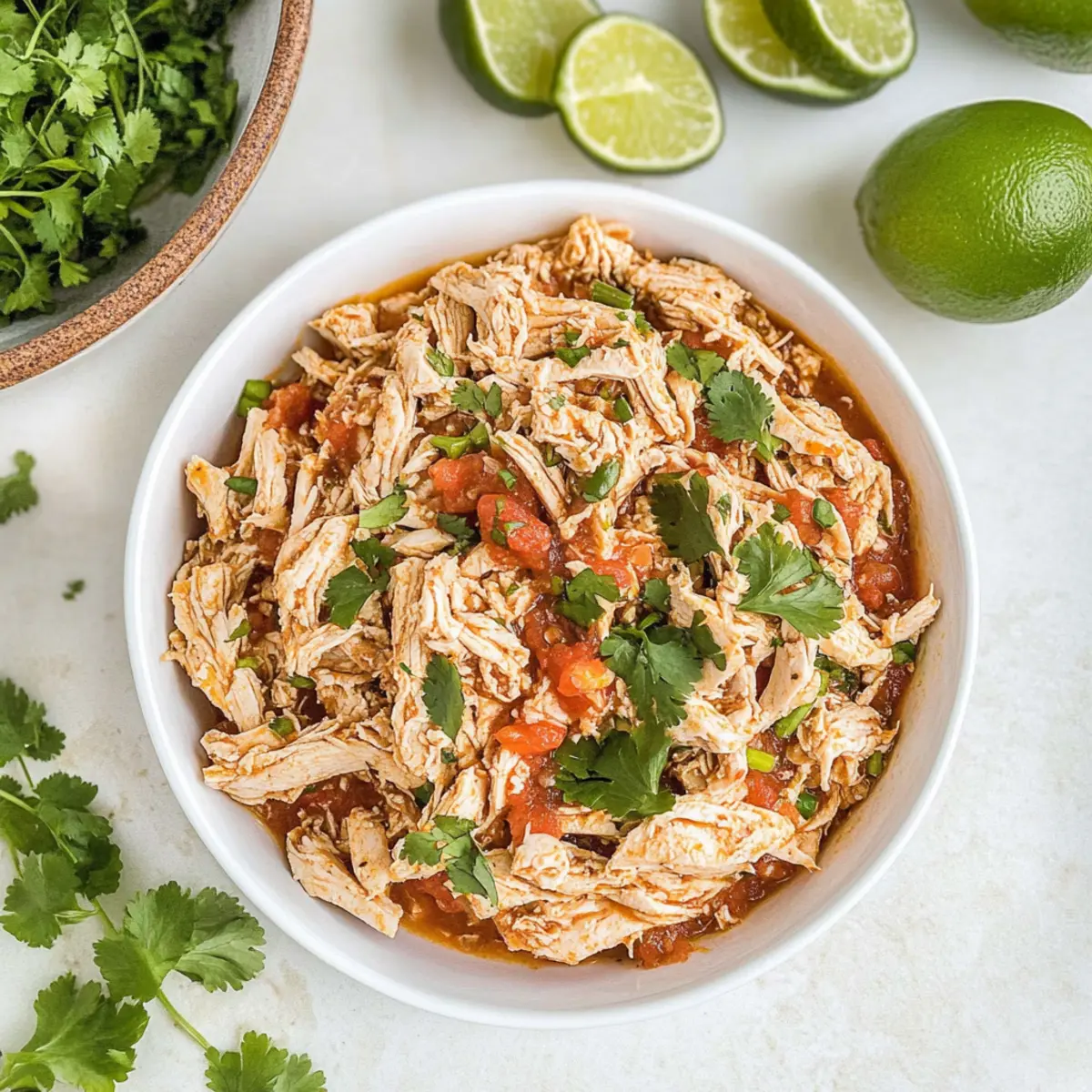 Slow Cooker Salsa Chicken