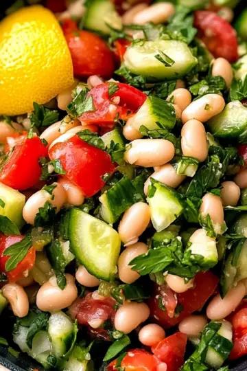 White Bean Tabbouleh Salad