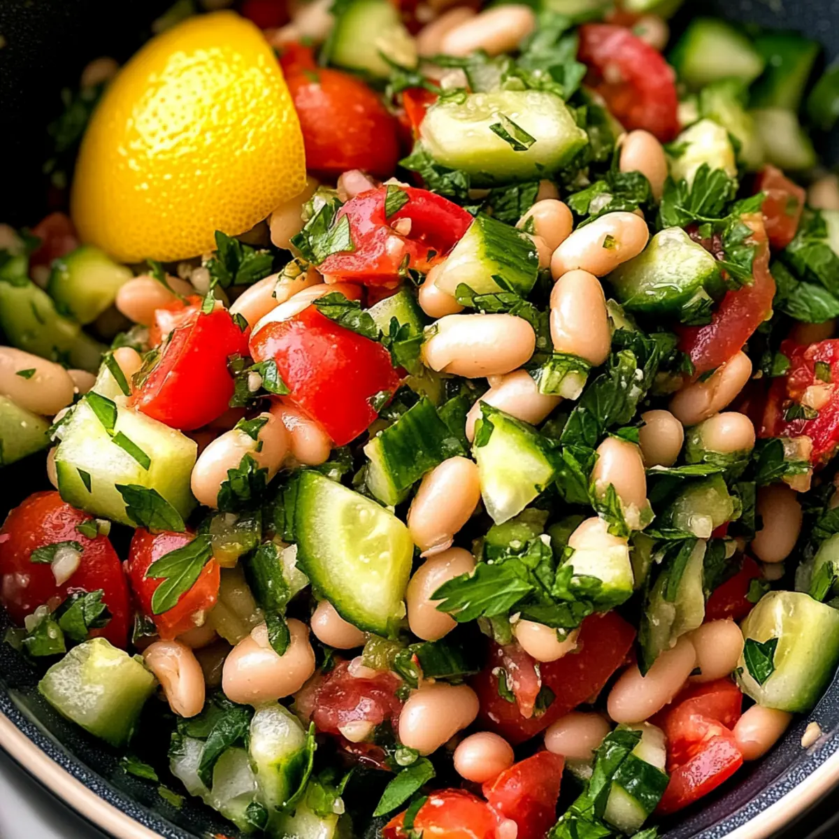 White Bean Tabbouleh Salad