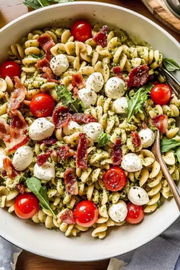 Creamy Pesto Pasta Salad