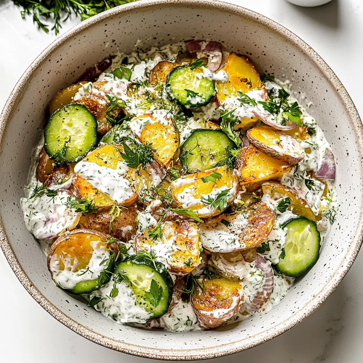 Smashed Potato Salad