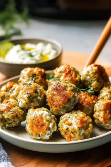 Chicken Feta Meatballs