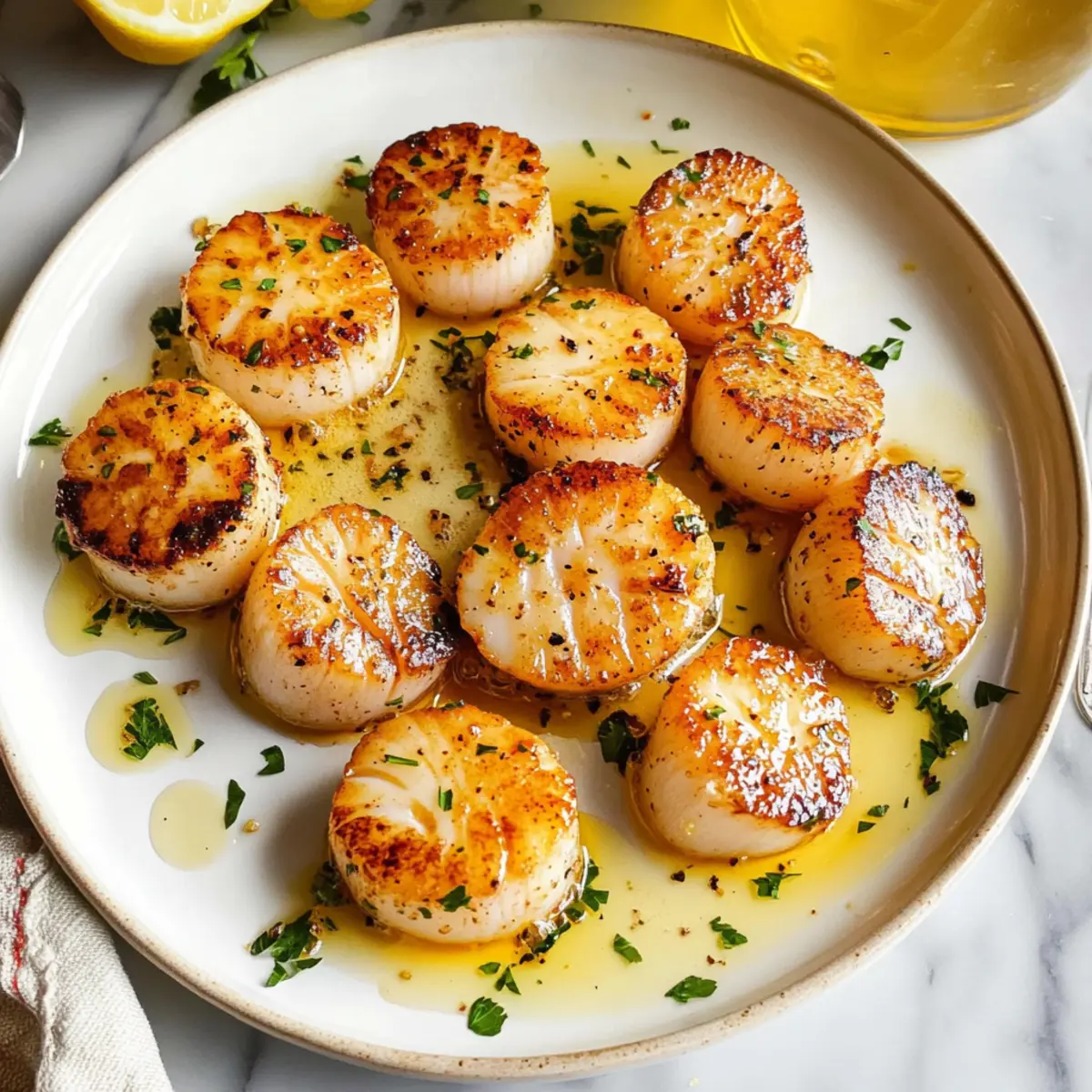 Lemon Butter Scallops