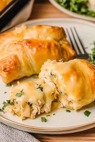 Cheesy Chicken Crescent Rolls