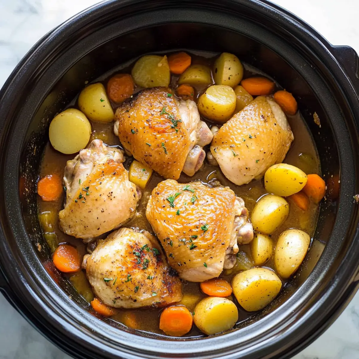 Crockpot Chicken and Potatoes