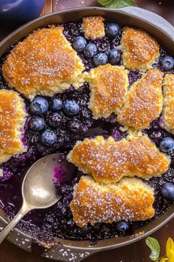 Easy Blueberry Cobbler