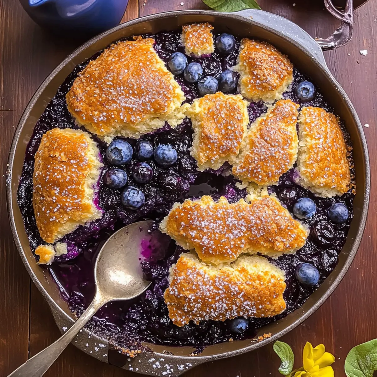 Easy Blueberry Cobbler