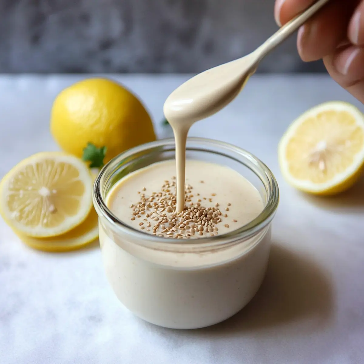 Creamy Lemon Tahini Sauce