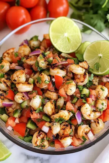 Grilled Shrimp Ceviche