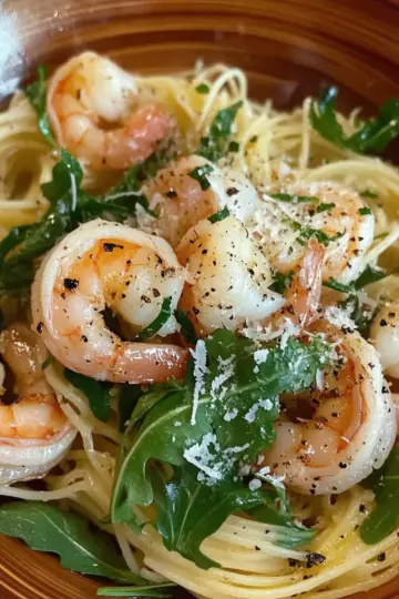 Summer Grilled Shrimp Pasta