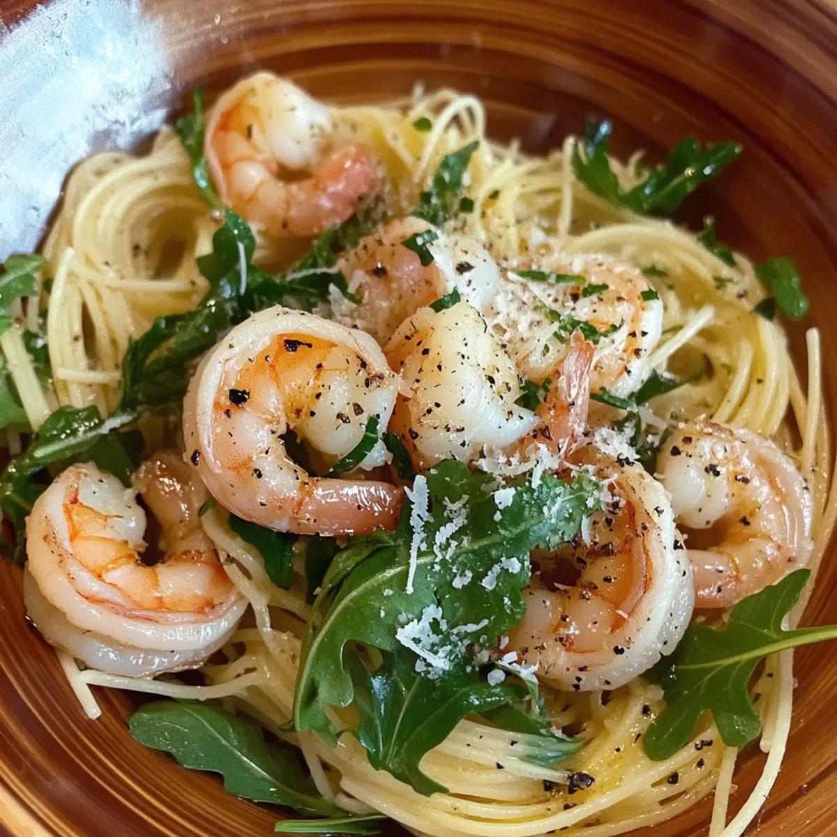 Summer Grilled Shrimp Pasta