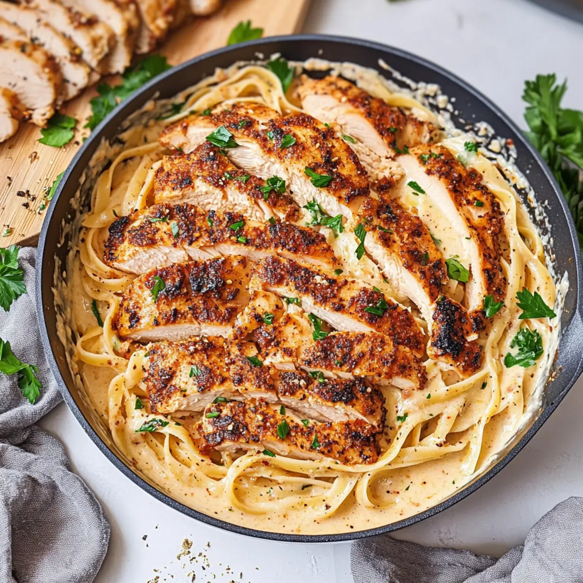 Cajun Chicken Alfredo