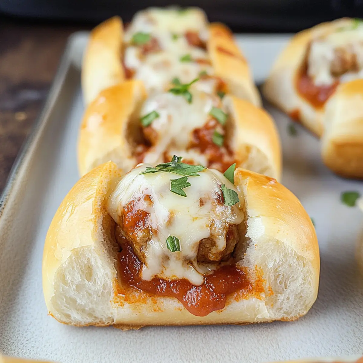 Irresistible Mini Meatball Subs