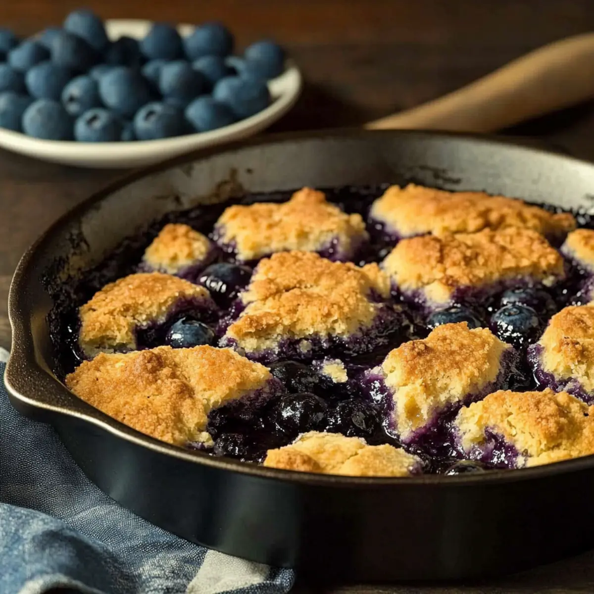Delicious Blueberry Cobbler
