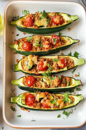 Stuffed Zucchini Boats