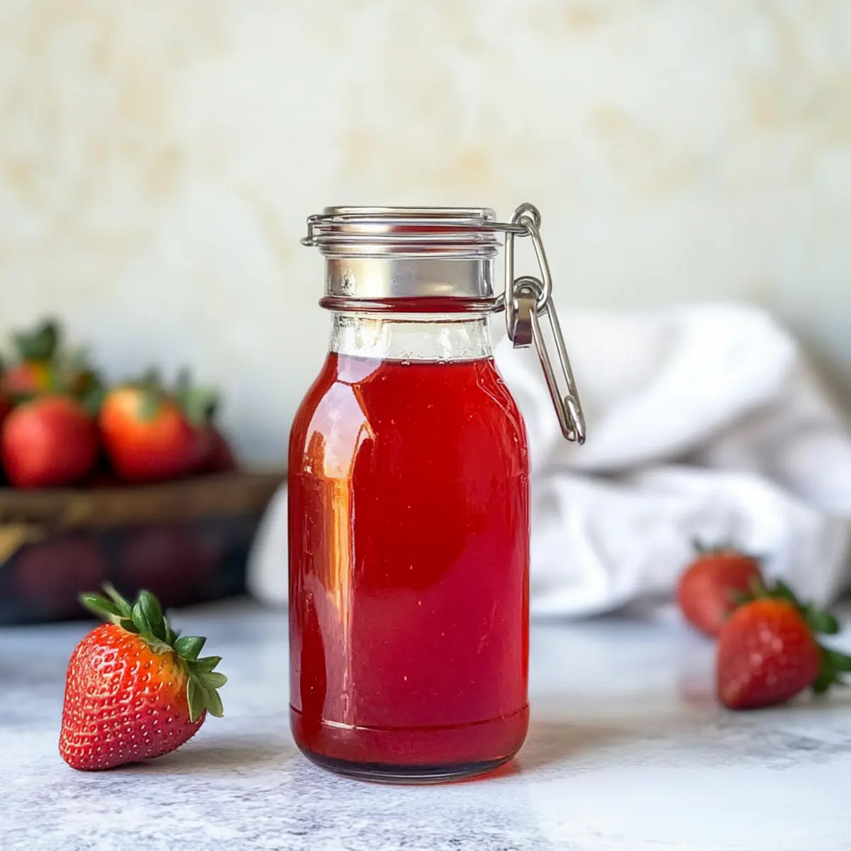 Strawberry Simple Syrup