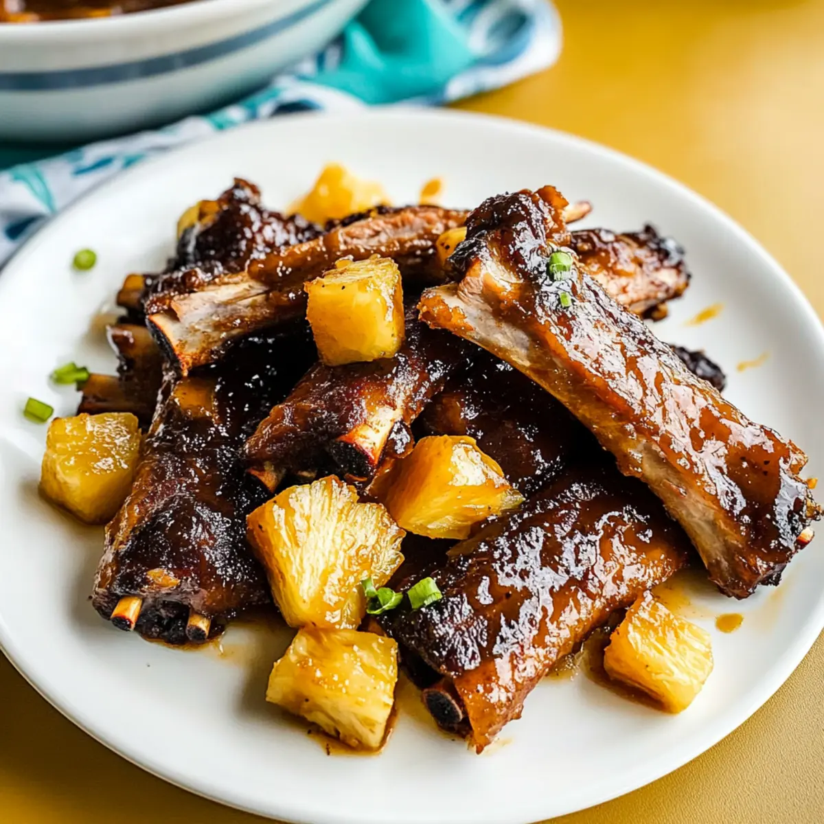 Slow Cooker Hawaiian Ribs