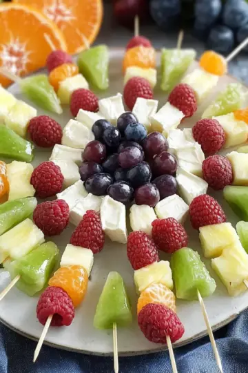 Rainbow Fruit Skewers