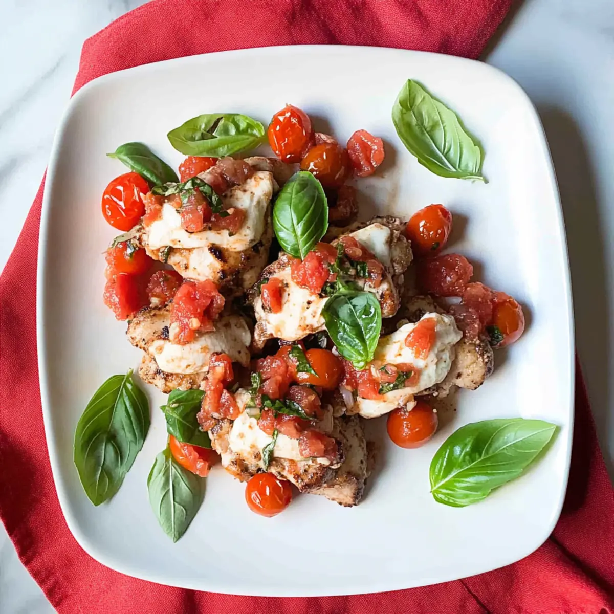 Crockpot Bruschetta Chicken